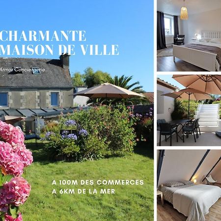 Charmante Maison De Ville A 6 Km De La Mer Lanmeur Exterior foto